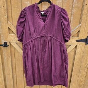 Elegant Purple Women's Dress